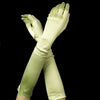 Elbow Formal Bridal Wedding Matte Satin/Satin Gloves