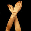 Elbow Formal Bridal Wedding Matte Satin/Satin Gloves