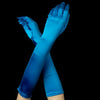 Above Elbow Formal Bridal Wedding Matte Satin/Satin Gloves