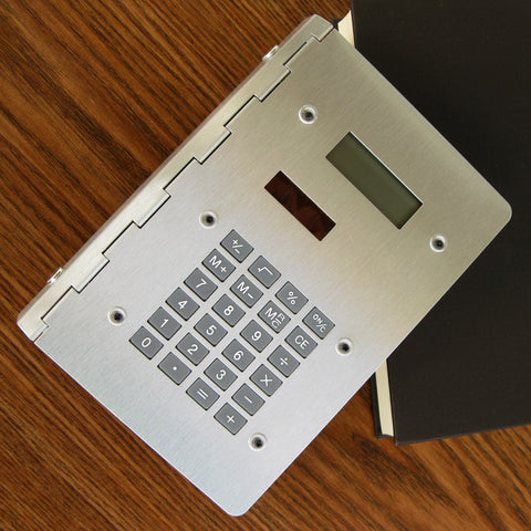 Brushed Aluminum Organizer Calculator 3532