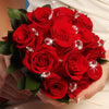 Elegant Crystal Bridal Wedding Bouquet Jewels BQ 101 (Silver or Gold Clear) Set of 10