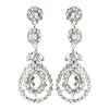 Silver Clear Earring Set 1328