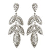 Silver Clear Earring Set 1329