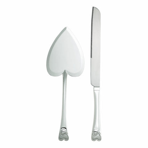 Heart Wedding Bridal Weddng Cake Server Set 25593
