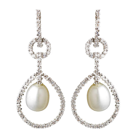 Silver Freshwater Pearl Earring Set 2006
