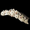 Rum Pink Bridal Wedding Hair Comb 4087