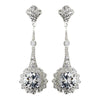 Earring 5355 Silver Clear