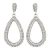 * Earring 8244 Silver Clear