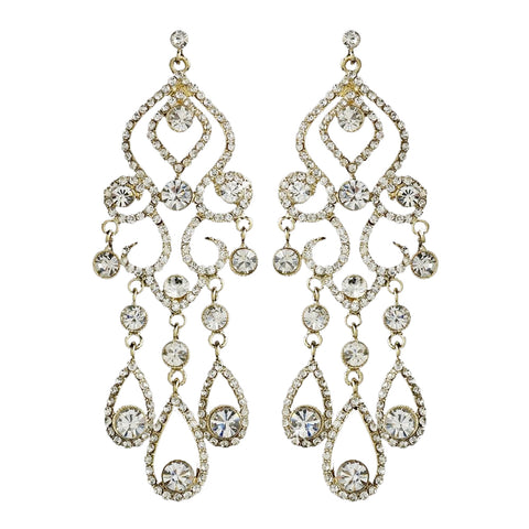 * Earring 8274 Gold Clear