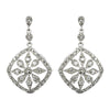 Vintage Cubic Zirconia Earring 8275