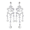 Pearl Bridal Wedding Chandelier Earring E 8320