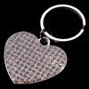 Pink Glitter Rhinestone Key Chain 83630