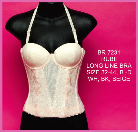 Long Line Lace Bra #7231
