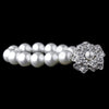 Bridal Wedding Bracelet 1023 Silver White or Silver Ivory