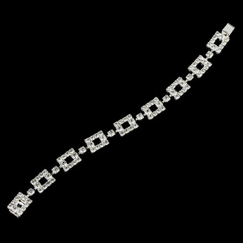 Bridal Wedding Bracelet 17125 Silver Clear