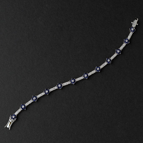 Bridal Wedding Bracelet 2015 Silver Sapphire