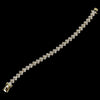 Gold Clear Follow Me Cubic Zirconia Bridal Wedding Bracelet 2026