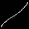 Silver Clear Follow Me Cubic Zirconia Bridal Wedding Bracelet B 2026