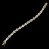 Bridal Wedding Bracelet 2244 Gold Cubic Zirconia
