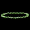 * Sparkling Green Swarovski Crystal Bead Stretch Bridal Wedding Bracelet 235
