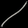 Bridal Wedding Bracelet 372 Silver Clear