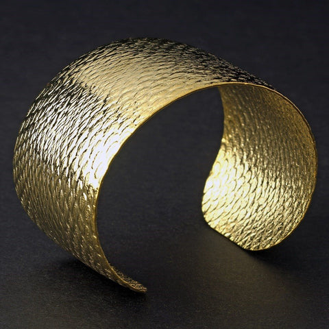 Gold Cuff Bridal Wedding Bracelet 7249