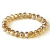 Topaz 10mm Stretch Bridal Wedding Bracelet 7613