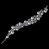 * Pearl and Crystal Destination Wedding Bridal Wedding Bracelet B 8135