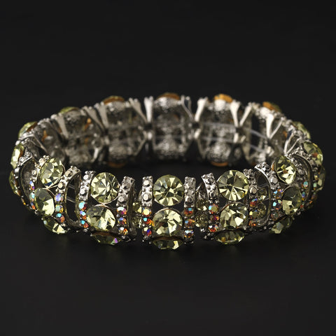 Yellow Bridal Wedding Bracelet 8181