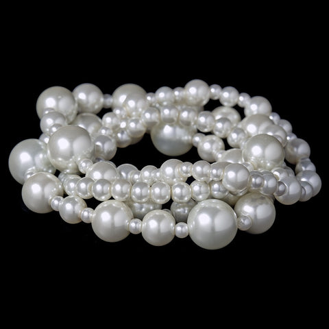 Bridal Wedding Bracelet 8346 Ivory