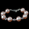 Bridal Wedding Bracelet 8372 Pink