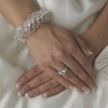 Bridal Wedding Bracelet 8381 Silver Clear