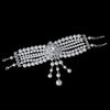 Classic Silver Ivory Pearl Bridal Wedding Bracelet B 8397