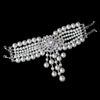 Bridal Wedding Bracelet 8399 Silver Ivory Clear