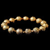 * Colorful Gold Crystal Bridal Wedding Bracelet 8504