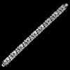 Silver Clear Multi-Shaped CZ Crystal Bridal Wedding Tennis Bridal Wedding Bracelet 8667