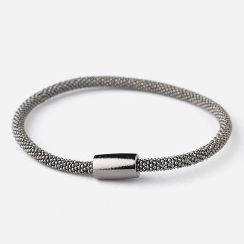 Black Magnet Bridal Wedding Bracelet 8816