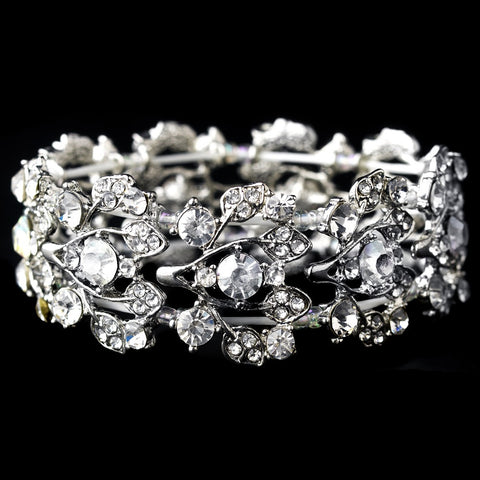 Leaf Design Wedding Bridal Wedding Bracelet 930