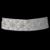 * Crystal & Bugle Beaded Bridal Wedding Sash Belt 12