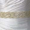 * Pearl & Rhinestone Bridal Wedding Sash Belt 17