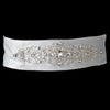 * Vintage Rhinestone Crystal Bridal Wedding Sash Belt 25