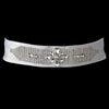 * Modern Rhinestone Accented Bridal Wedding Sash Belt 26