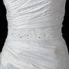 Pearl & Rhinestone Embroidered Lace Sash Bridal Wedding Belt 300