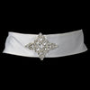 * Pearl & Rhinestone Bridal Wedding Sash Belt 5