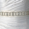 * Crystals, Rhinestones & Bugle Bead Accented Wedding Bridal Wedding Belt 6