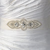 * Pearl & Rhinestone Accented Bridal Wedding Sash Belt 8