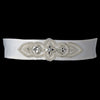 * Pearl & Rhinestone Accented Bridal Wedding Sash Belt 8