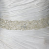 Ivory Lace Beaded Embroidered Flower Applique Bridal Wedding Belt 277