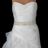 Ivory Lace Beaded Embroidered Flower Applique Bridal Wedding Belt 277