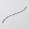 Silver Clear Follow Me Cubic Zirconia Bridal Wedding Bracelet B 2026